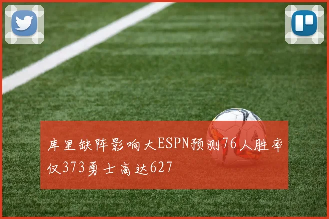 库里缺阵影响大ESPN预测76人胜率仅373勇士高达627