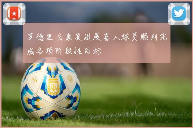 罗德里戈康复进展喜人球员顺利完成各项阶段性目标